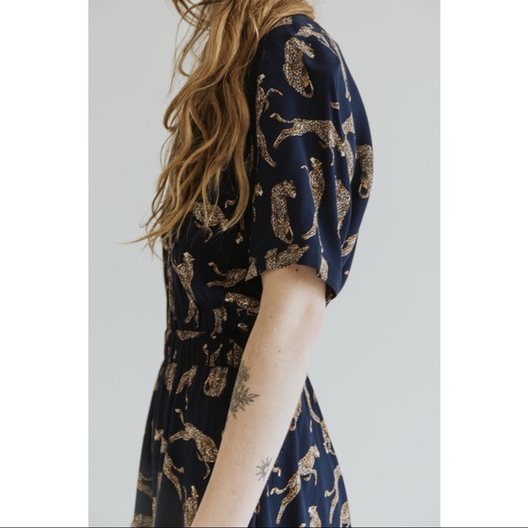 Just Female Leopard Print Long Wells Dress - Picture 6 of 6